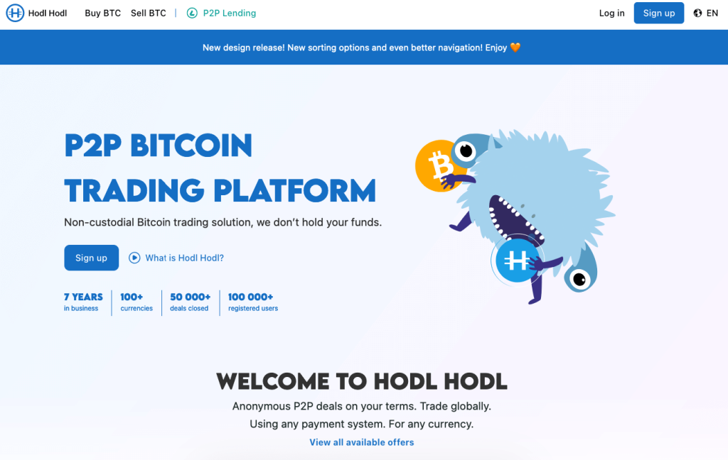 KYC-frei Bitcoin kaufen mit HodlHodl