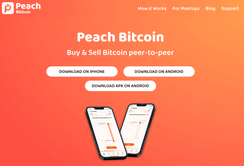 KYC-frei Bitcoin kaufen mit Peachbitcoin